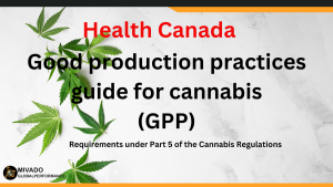 Good Production Practices (GPP) for Cannabis